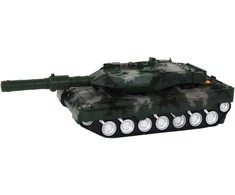 Tankas su nuotolinio valdymo pultu, žalias