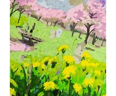 Tapybos pagal skaičius rinkinys "Peizažas", 30x40 cm