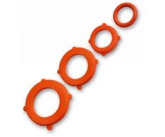 Tarpinės Bradas Juodas LINE Oranžinis 4 x 6 vnt.