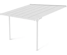 Terasos stoginė ATLANTA 3x3,7 m, Baltas