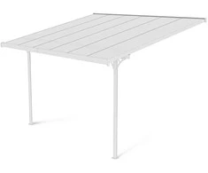 Terasos stoginė ATLANTA 3x3,7 m, Baltas