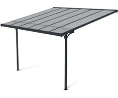 Terasos stoginė ATLANTA 3x3,7 m, Cold Pilkas