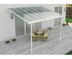 Terasos stoginė ATLANTA 3x4,4 m, Baltas