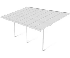 Terasos stoginė ATLANTA 3x5 m, Baltas