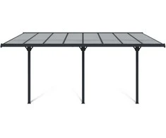 Terasos stoginė ATLANTA 3x5 m, Cold Pilkas