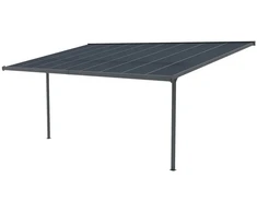 Terasos stoginė ATLANTA 5,5x3 m, Cold Pilkas