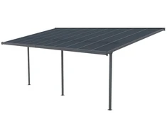 Terasos stoginė ATLANTA 6x3 m, Cold Pilkas