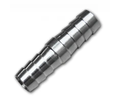 Tiesi jungtis žarnai 12,5mm Bradas, STEEL-CHROME