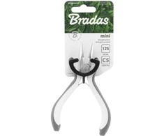 Tiesios replės Bradas MINI Baltas LINE, 125 mm, nikeliuotos