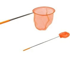 Tinklelis drugeliams gaudyti su teleskopine rankena, 85 cm, oranžinis