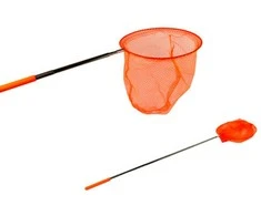 Tinklelis drugeliams gaudyti su teleskopine rankena, 85 cm, oranžinis