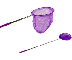 Tinklelis drugeliams gaudyti su teleskopine rankena, 85 cm, violetinis