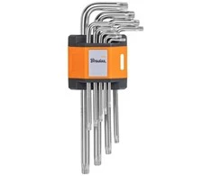TORX raktų rinkinys 10–50 Bradas, 9 vnt., long