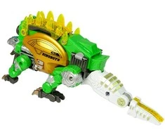 Transformeris dinozauras Dinobots 2in1 su šaudymo funkcija, žalias