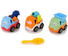 Trijų automobilių rinkinys su atsuktuvu