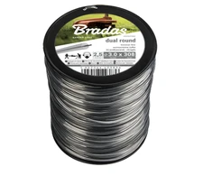 Trimerio valas Bradas RIPPER DUAL Round, 2,7mm x 380m (2,5kg)