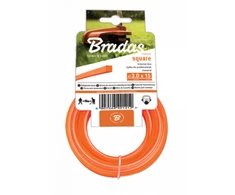 Trimerio valas Bradas TRIMMER Square, 2,7mm x 50m