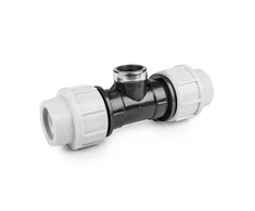 Trišakis jungtuvas Bradas PE vamzdžiams 40mm/1" vid.sr., PN16