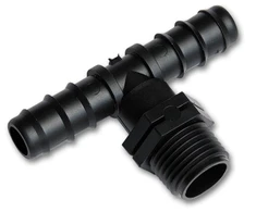 Trišakis jungtuvas su 3/4" išor.sr. / 2 x 20 mm žarnai Bradas