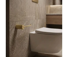 Tualetinio popieriaus laikiklis Rea Solo 64105, Brushed Gold