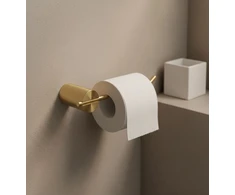 Tualetinio popieriaus laikiklis Rea Tomi 5809, Brushed Gold