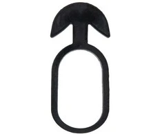 Tvirtinimo dirželis augalams Bradas ANCHOR RUBBER TIE EPDM, 40/4mm