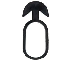 Tvirtinimo dirželis augalams Bradas ANCHOR RUBBER TIE EPDM, 40/4mm