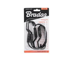 Tvirtinimo elastinė guma su kabliukais Bradas FLAT BUNGEE CORD HOOK, 2 vnt., 60 cm