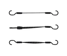 Tvirtinimo elastinė guma su kabliukais Bradas FLAT BUNGEE CORD HOOK, 2 vnt., 80 cm