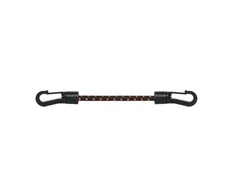 Tvirtinimo elastinė guma su kabliukais Bradas BUNGEE CORD LOCK HOOK, 25 vnt., 40 cm, juoda