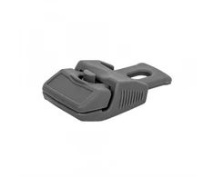 Tvirtinimo klipsai - spaustukai Bradas BUNGEE CORD CLIPS, 10 vnt, pilki