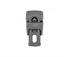 Tvirtinimo klipsai - spaustukai Bradas BUNGEE CORD CLIPS, 50 vnt, pilki