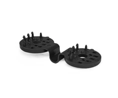 Tvirtinimo klipsai - spaustukai Bradas BUNGEE CORD CLIPS, 50 vnt., juodi
