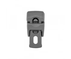 Tvirtinimo klipsai - spaustukai Bradas BUNGEE CORD CLIPS, 10 vnt, pilki