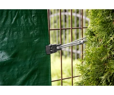Tvirtinimo klipsai - spaustukai Bradas BUNGEE CORD CLIPS, 10 vnt, pilki