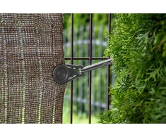 Tvirtinimo klipsai - spaustukai Bradas BUNGEE CORD CLIPS Eyelet, 12 vnt., pilki