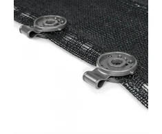 Tvirtinimo klipsai - spaustukai Bradas BUNGEE CORD CLIPS, 50 vnt., pilki