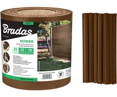Tvoros juosta Bradas, 19cm x 35m, 450g/m2, + 20 klipsų, ruda