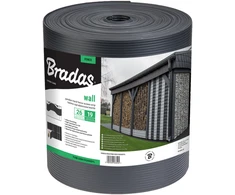 Tvoros juosta Bradas Solid, 19cm x 26m, 1200g/m2, tamsiai pilka