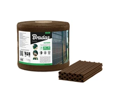 Tvoros juosta / tinklas Bradas, 19cm x 36m, 200g/m2, + 20 klipsų, ruda