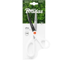 Universalios žirklės Bradas OFFICE Baltas LINE, 190 mm