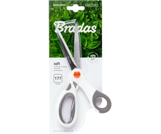 Universalios žirklės Bradas SOFT Baltas LINE, 177 mm