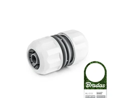 Universalus laistymo žarnų sujungimo adapteris Bradas Baltas LINE UNIVERSAL 1/2", 5/8", 3/4"