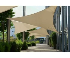 Uždanga/burė nuo saulės, 3x3x3 m, taupe spalvos
