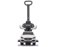 Vaikiška mašinėlė Mercedes 3in1, balta