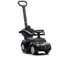 Vaikiška mašinėlė Mercedes 3in1, juoda