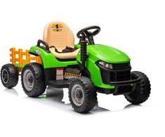 Vaikiškas elektromobilis Traktorius BBH-030, žalias