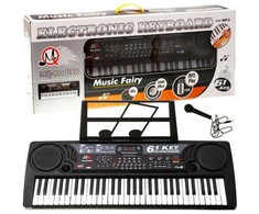 Vaikiškas pianinas MQ-809 USB su mikrofonu