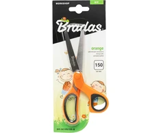 Vaikiškos žirklės Bradas Oranžinis, 150 mm
