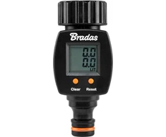 Vandens srauto matuoklis 3/4" vid.sr. Bradas Juodas LINE